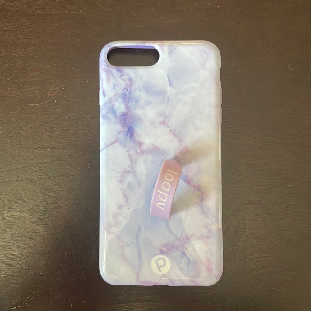 Purple marble loopy case.
